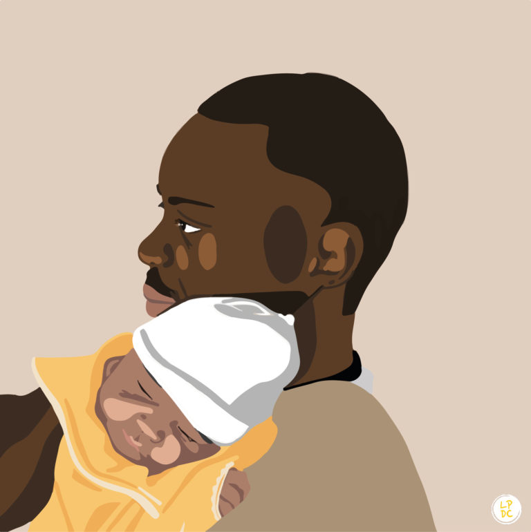 Illustrations personnalisées dessin naissance bébé cadeaux